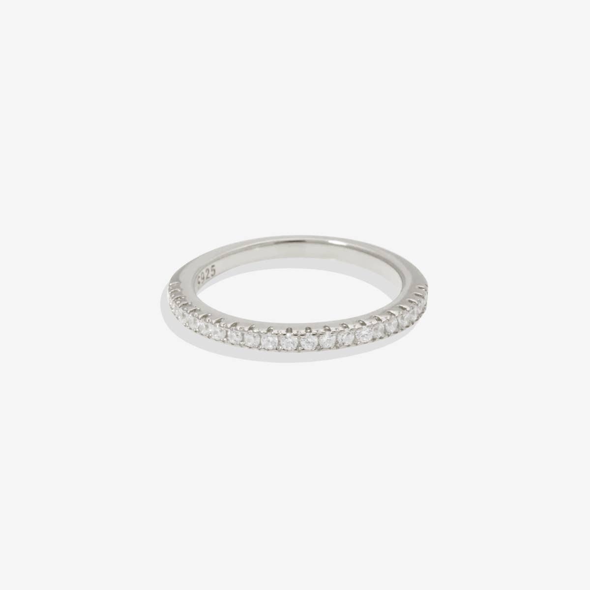 Mint & Lily - Wholesale Band/Stacked Ring - Micro Pavé Eternity Band3