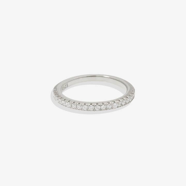 Mint & Lily - Wholesale Band/Stacked Ring - Micro Pavé Eternity Band3