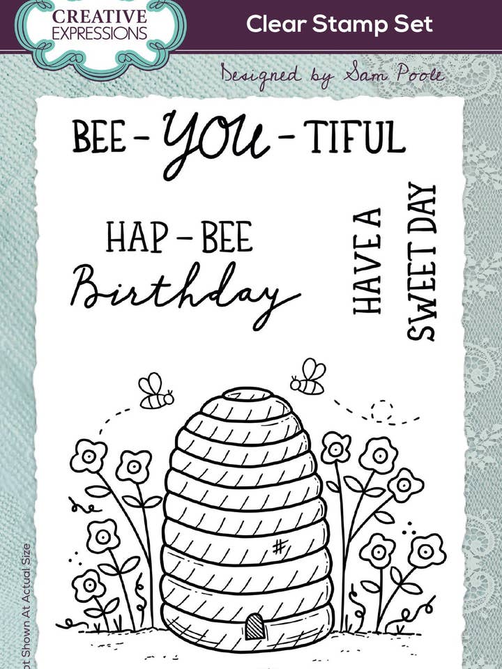 Kreative udtryk Sam Poole Bee-you-tiful bikube 6 for engroshandel hos Ecstasy Crafts Distributing