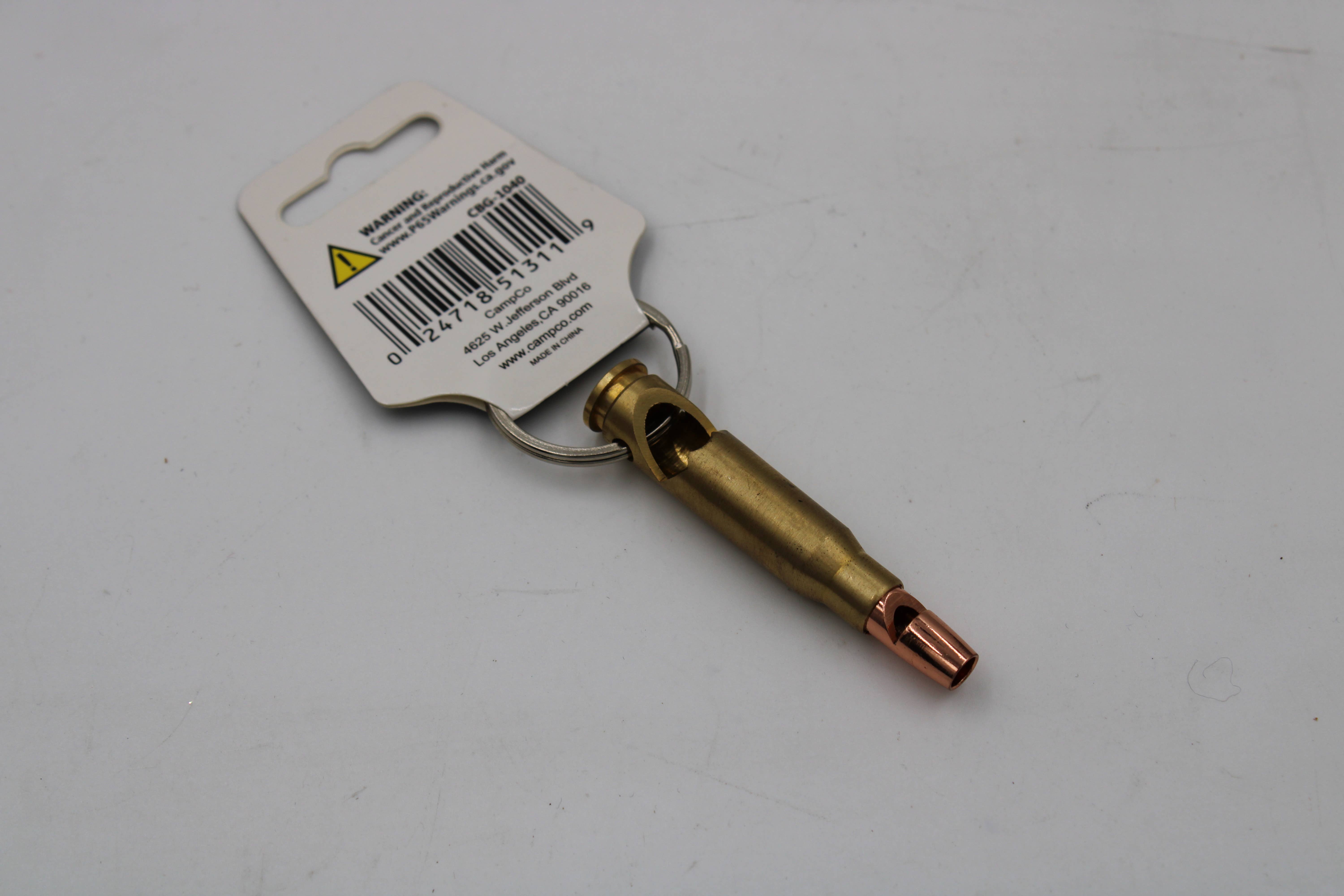 CALIBER GOURMET / CAMPCO - Wholesale Bottle/Wine Opener - Bottle Opener and Whistle Keychain, 24pcs Display1