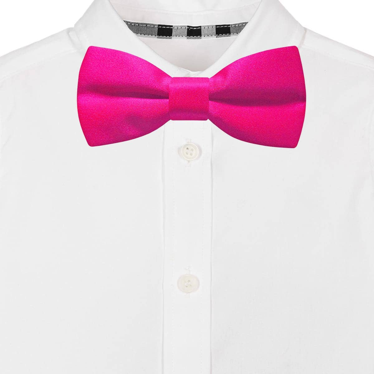 Josvil - Wholesale Bow Tie - Kids - CLASSIC FUCHSIA PINK BABY BOW TIE0