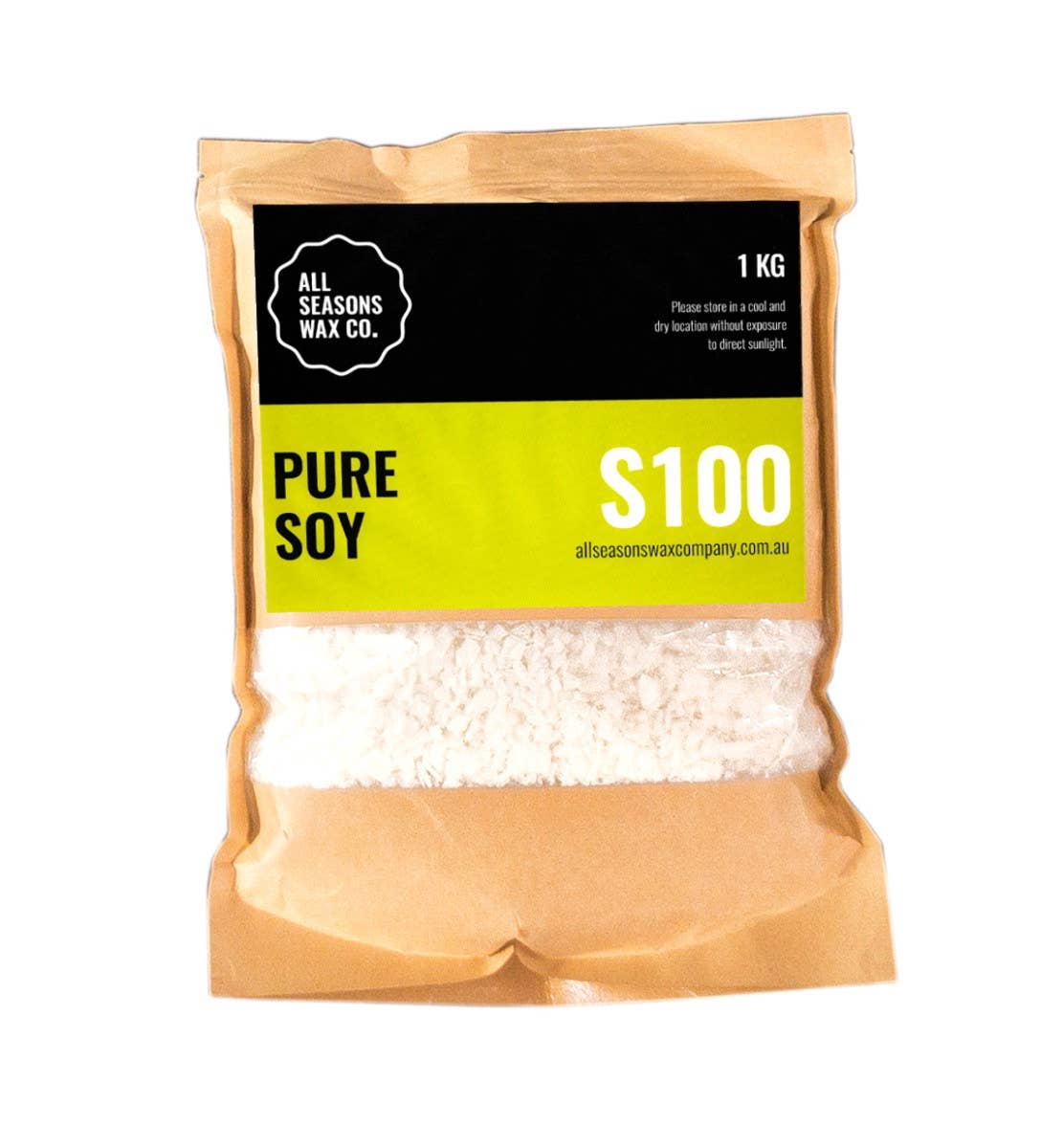 London Luxury Candle Supplies – Engroshandel Håndværk forsyninger – S100 Ren sojavoks til lysfremstilling0