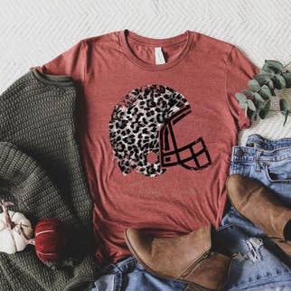 Capacete Leopard DTF Transfer por atacado de Trendy Transfers