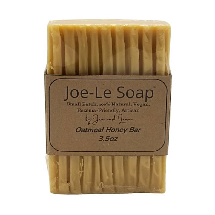 Oatmeal Honey Bar 3.5Oz for wholesale by Joe-Le Soap