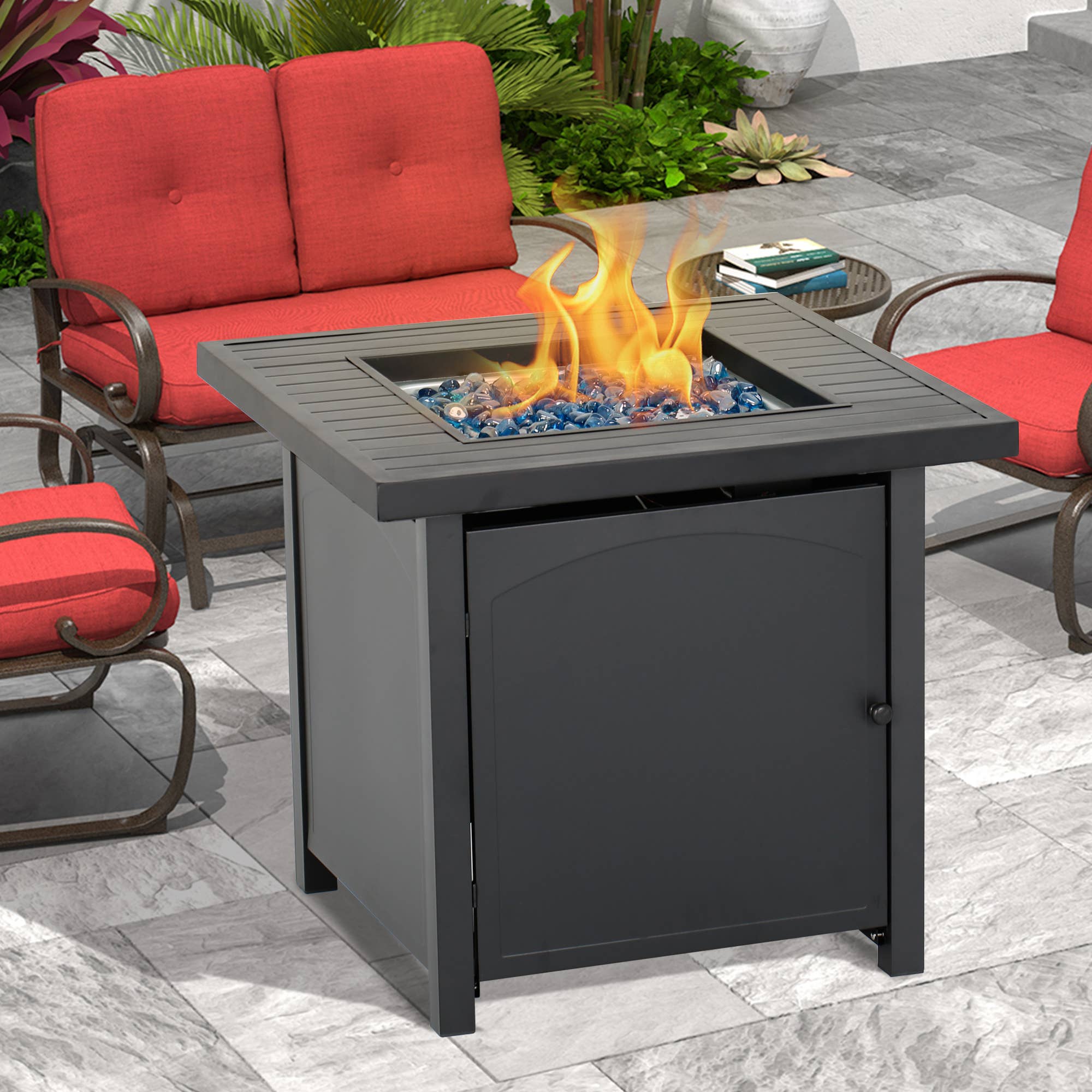 SHINERICH - Wholesale Fire Pit - Heatmaxx 28” Gas Fire Pit Table2