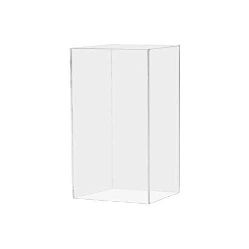 Plasticmart - Wholesale Desk Riser - Clear Acrylic Pedestal 12" x 12" x 36" Tall