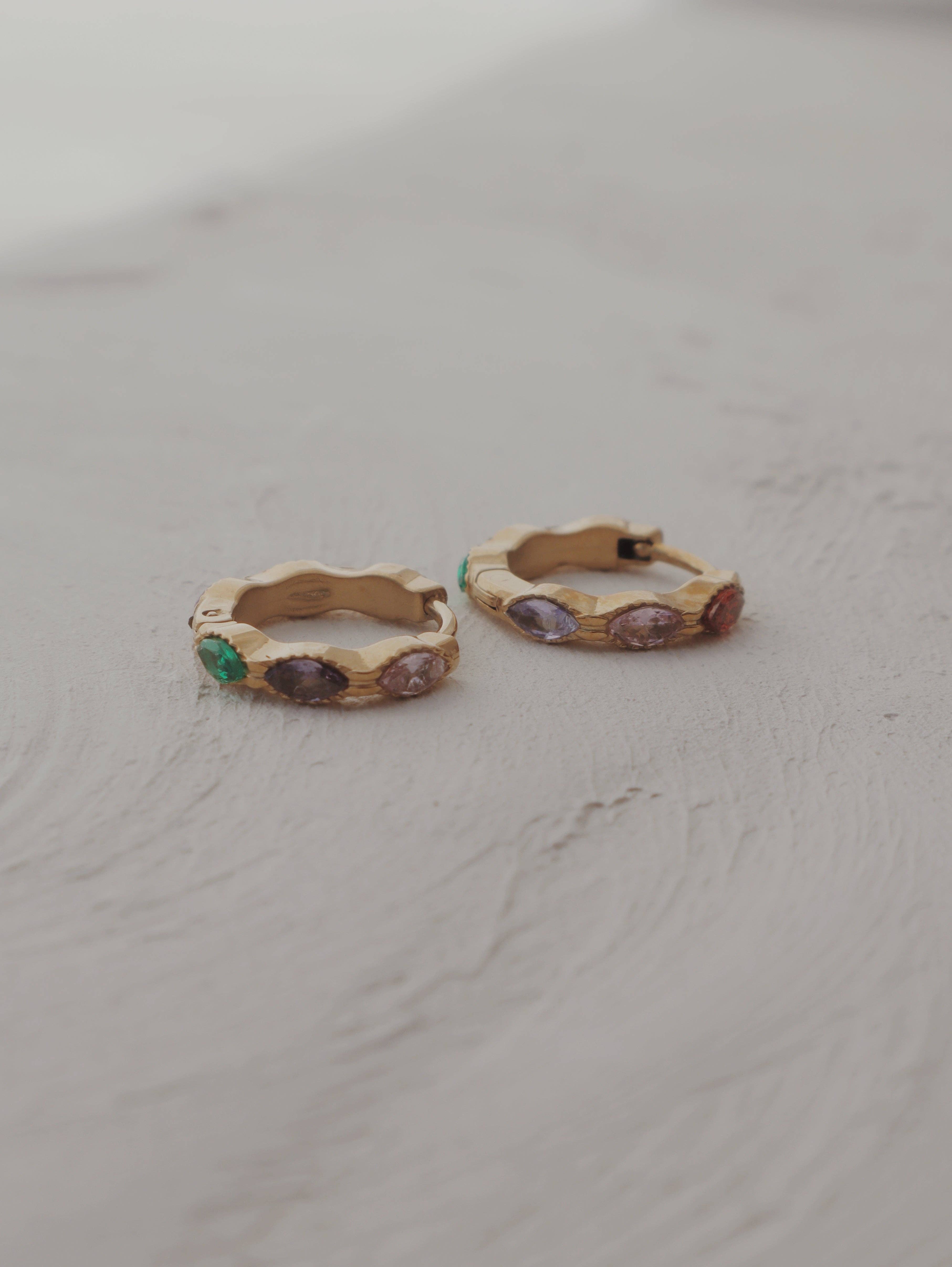 Olive Branch Jewelry & Co. - Wholesale Huggie Earrings - Twinkling Lights Huggie Hoop Earrings1