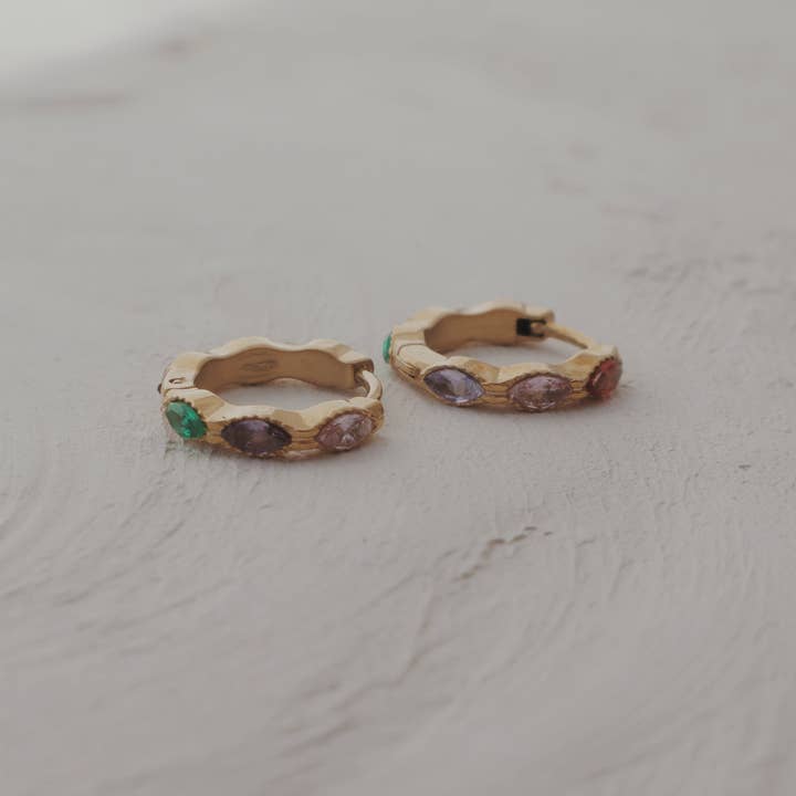 Olive Branch Jewelry & Co. - Wholesale Huggie Earrings - Twinkling Lights Huggie Hoop Earrings1