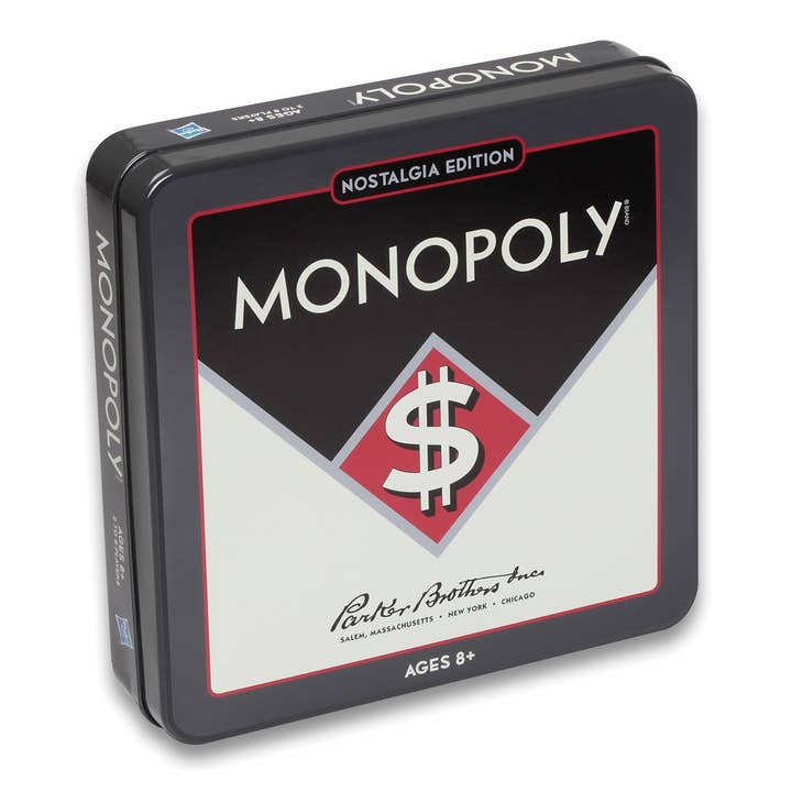 WS Game Company - Venta al por mayor Juegos de mesa - lata Monopoly Nostalgia