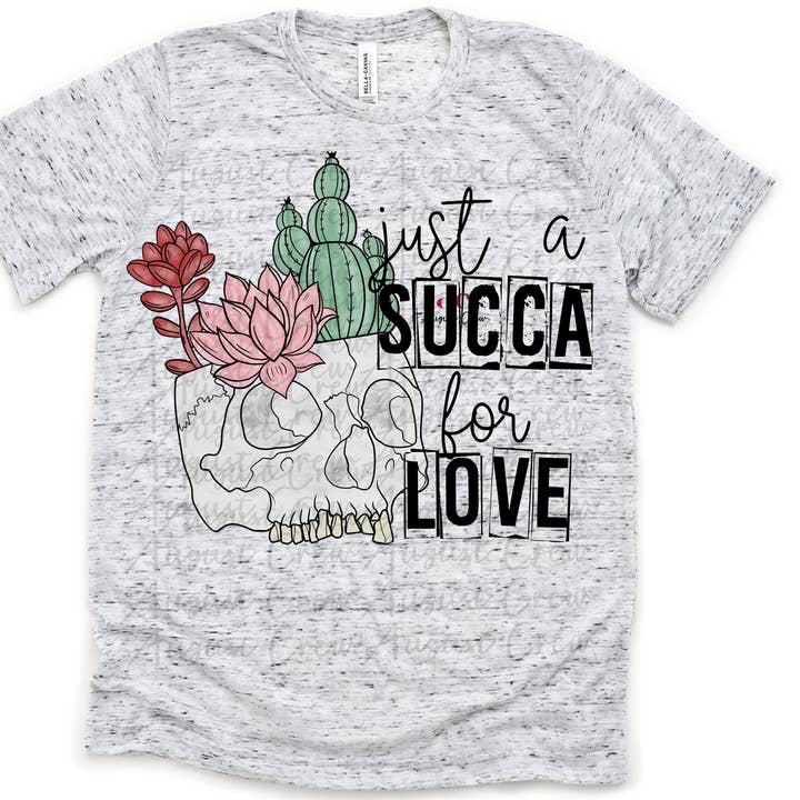 Succa For Love | Valentines | T shirt (non bleached) for wholesale by August Crew