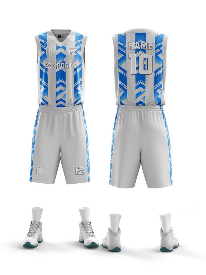 Personalized Basketball Uniform - BB-10 for wholesale by EZ XPORTS Custom Sportswear