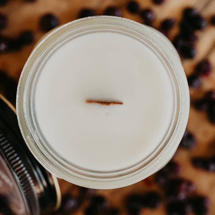 Woodsy Wicks - Wholesale Jar/Filled Candle - Campfire Coffee Candle - 100% Soy Wax - Nontoxic 4