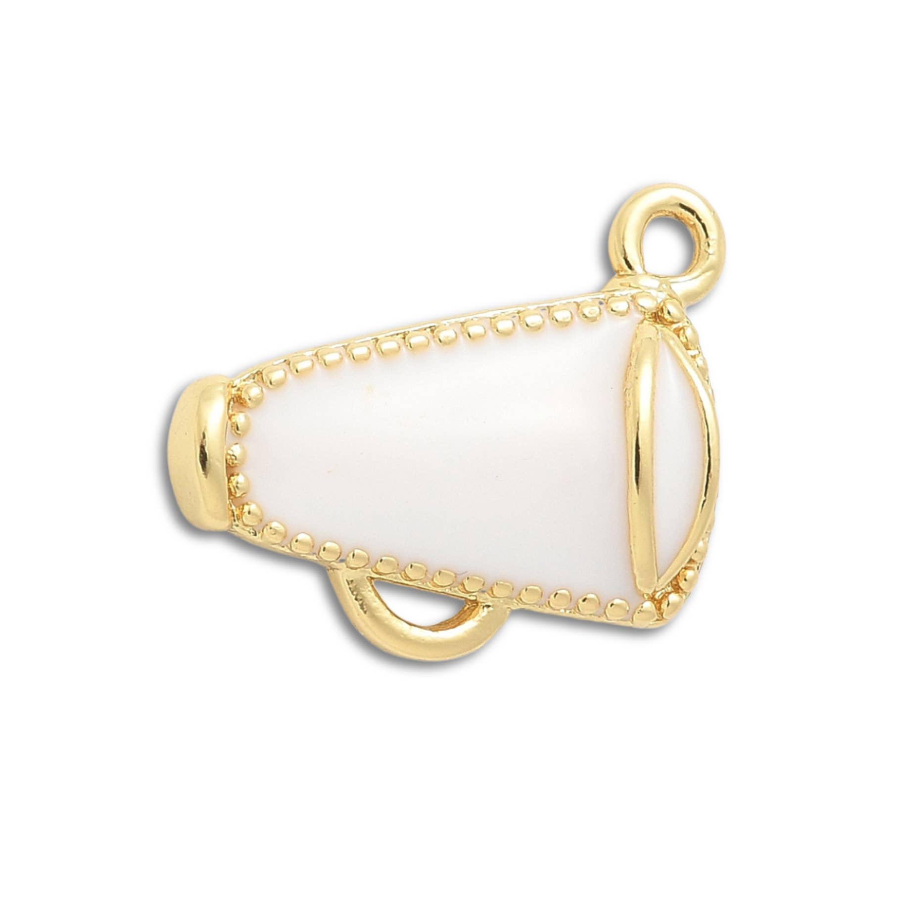 Love, Paige Designs – Großhandel Individueller Charm/Anhänger – Jubel Megafon Weißer Charme