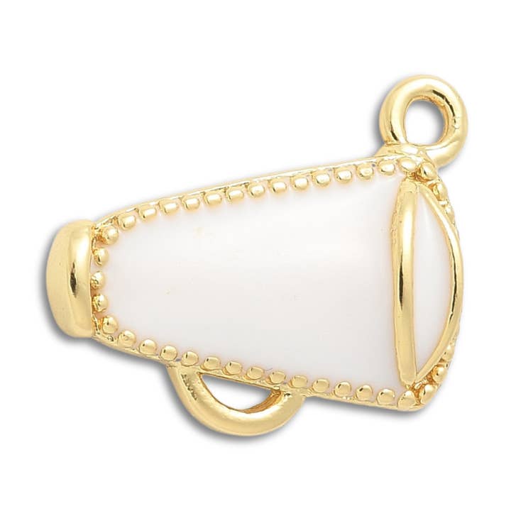 Love, Paige Designs – Großhandel Individueller Charm/Anhänger – Jubel Megafon Weißer Charme0