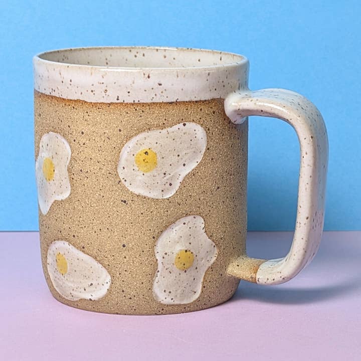 Osso Ceramics - Wholesale Coffee Mug - Fried Egg Mug3