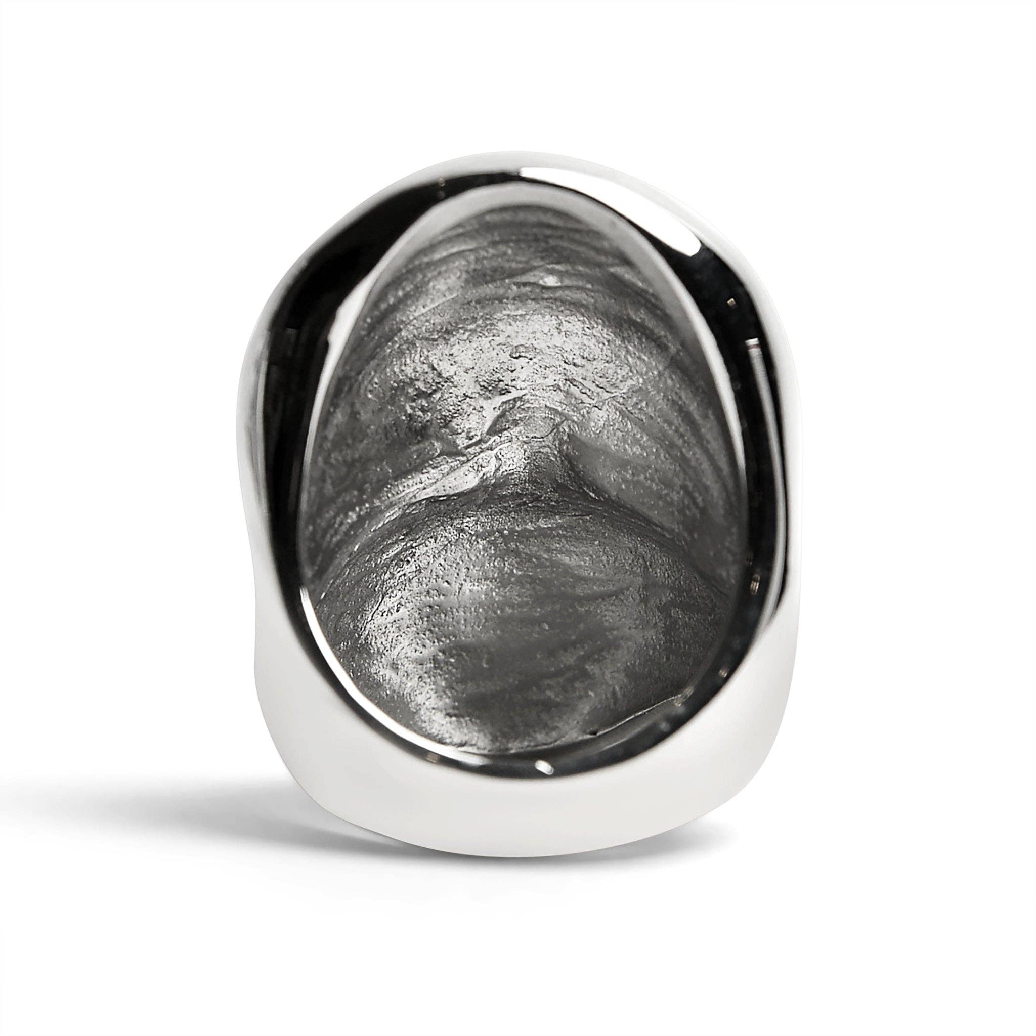 WJW - Wholesale Signet Ring - Stainless Steel USA American Flag Covered Skull Ring1