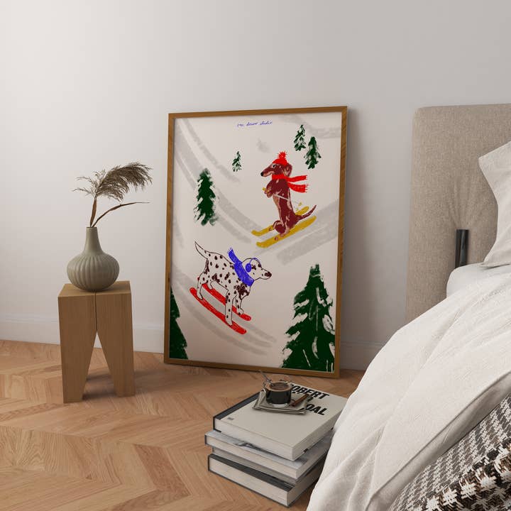 RM Decor Studio – wholesale Konsttryck – Skidhundar Tryckset3