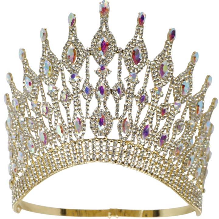 TAPA fashion - Wholesale Tiara - Women's - Crystal Tiara Crown HT0956 (1PC)10
