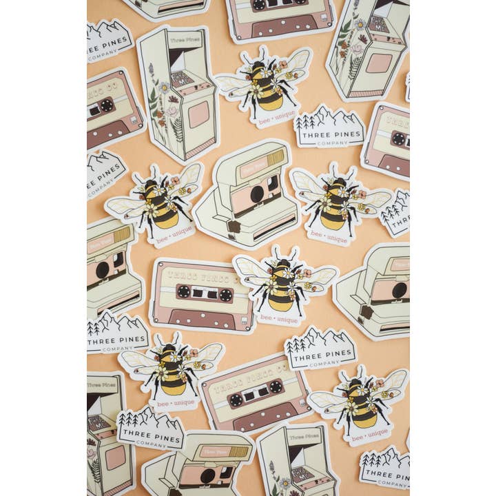 Urban Pines - Wholesale Sticker - Artisan Cassette Vinyl Sticker2