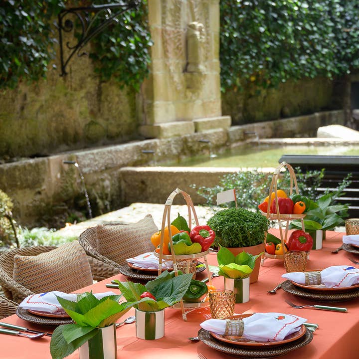 Mariaida Home - Wholesale Dinner & Cloth Napkin - Sardinha Santos Populares Napkin (Pack of 2)6