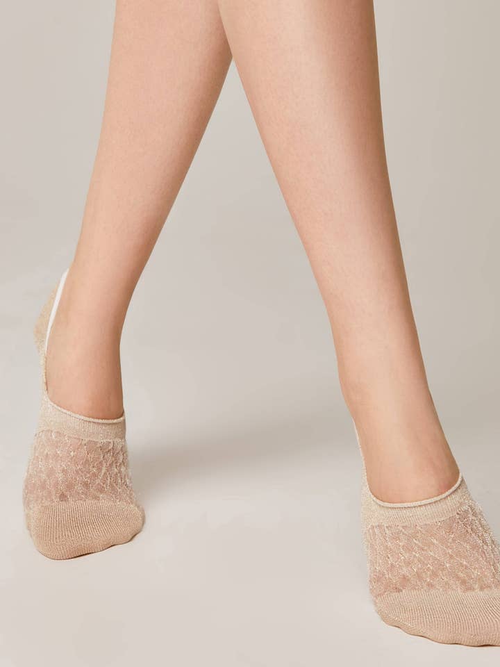 Conte Elegant - Wholesale Socks - Women's - Footlets Conte Classic - 236 Made of Viscose with Lurex1