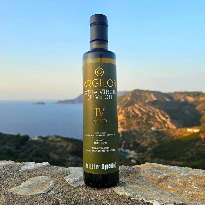 ARGILOS - Wholesale Olive Oil - ARGILOS IV MILD Greek Extra Virgin Olive Oil (500ml)