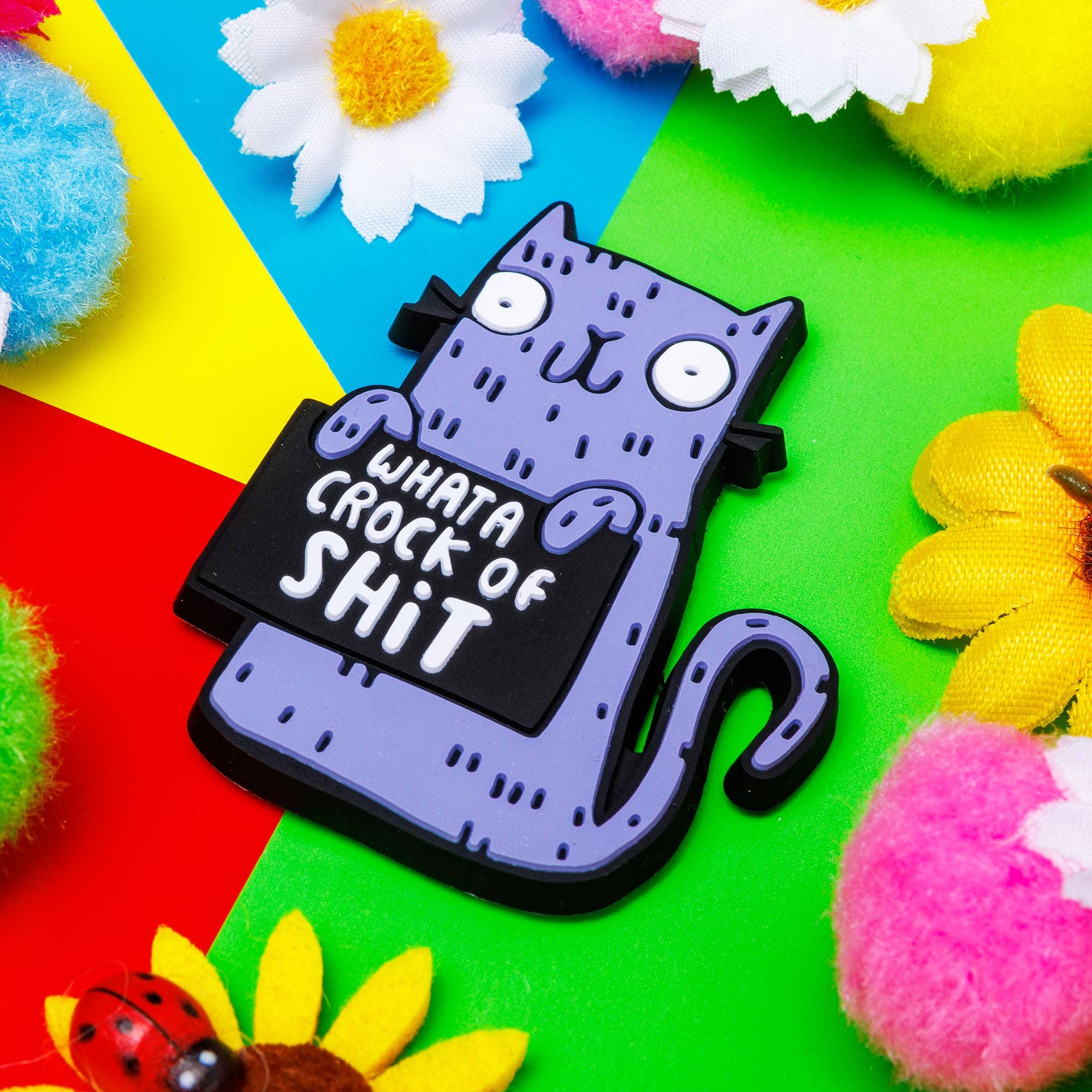 Katie Abey – wholesale Magnet – What A Crock Of Sh*t Sweary Cat Magnets2
