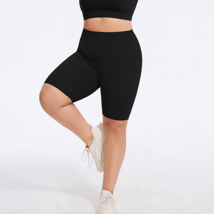Sodalemon - Wholesale Sportkledingset - Dames - Plus size dames billenliftende yoga capri legging7
