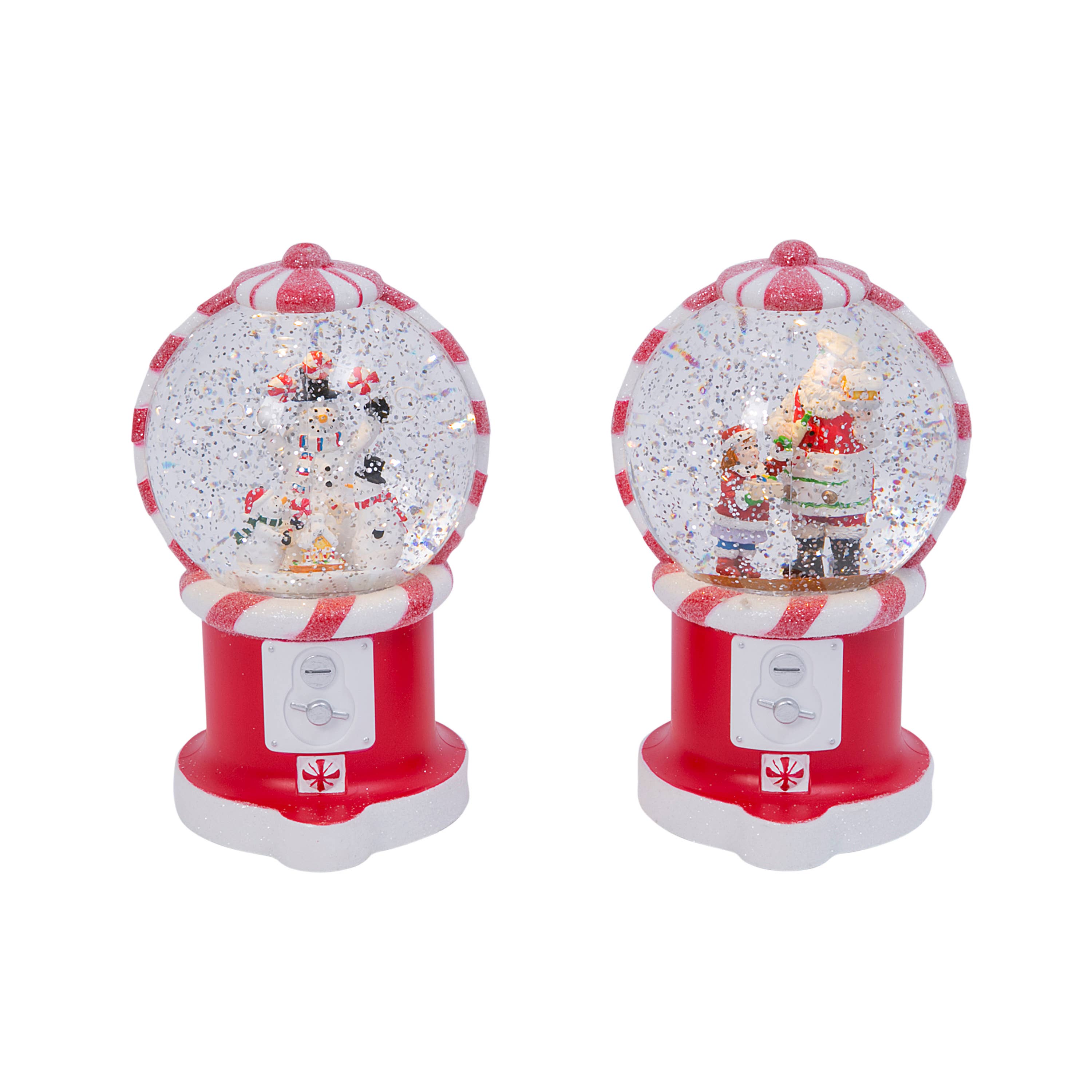 The Gerson Companies - Wholesale Snow Globe - Gerson 7.5"H B/O Lighted Spinning Water Globe w/ Holiday Sce1