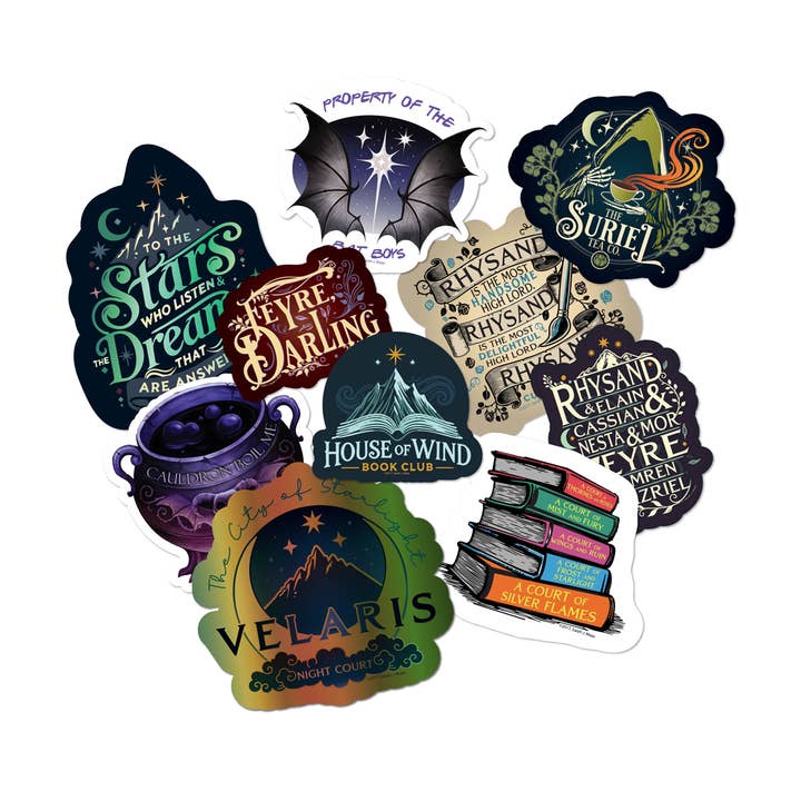 Conquest Journals - Wholesale Sticker - (10-Pack) A Court of Thorns and Roses Decals5