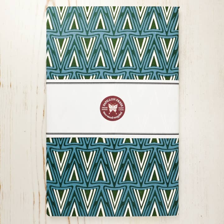 Papillon Press - Wholesale Notebook - German Lancet Letterpress Notebook1