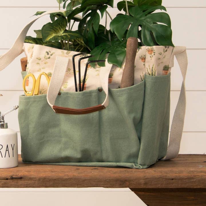 Sac utilitaire avec motif de plantes d'intérieur (PC) pour la vente par Audrey's Home & Gift