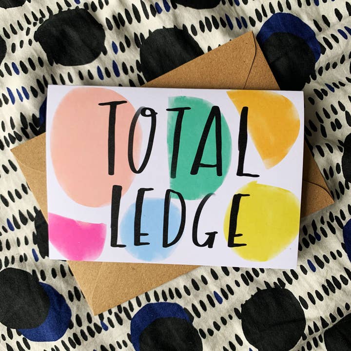 Total ledge card for wholesale by Nicola Rowlands