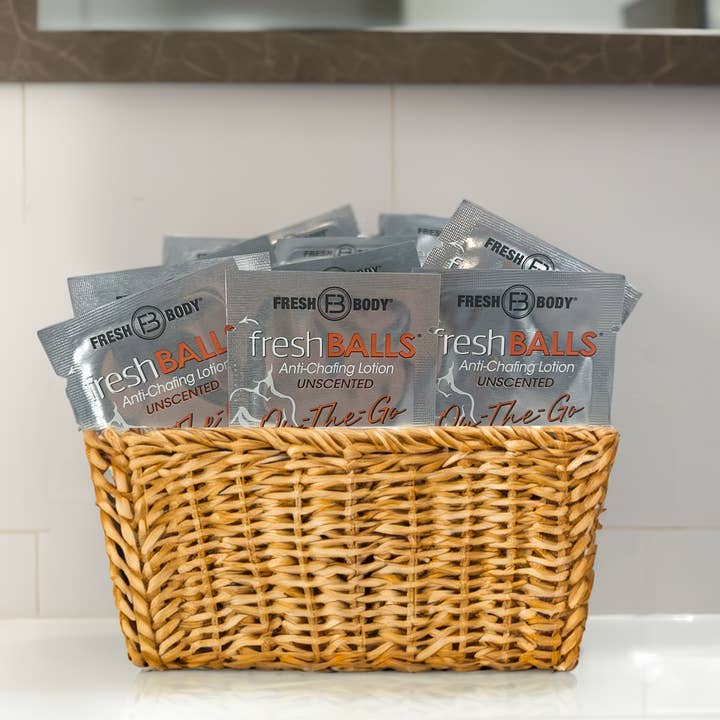 Fresh Body - Wholesale Deodorant - Men's - Fresh Balls Anti-Chafing Deodorant Lotion On-the-Go Packs3