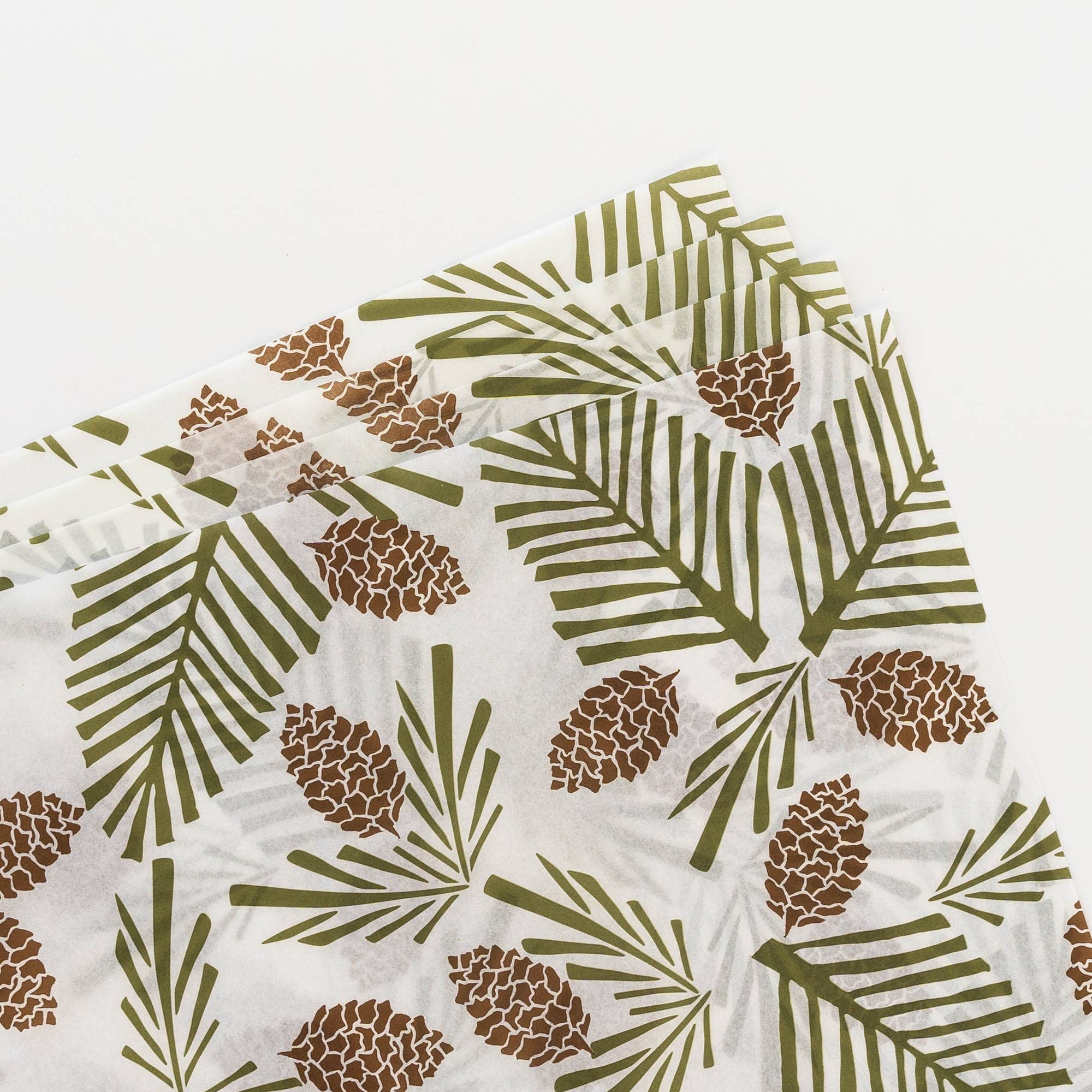 PRETTY FLOURS - Wholesale Tissue Paper - Tissue Paper - Pine & Cone3