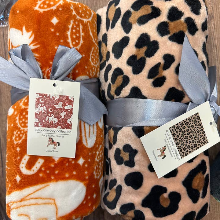 Sunshine Home Textile – Cobertor de cama por atacado – Coleção Aconchegante de Cowboy Ocidental para Bebé Manta de Pelúcia1