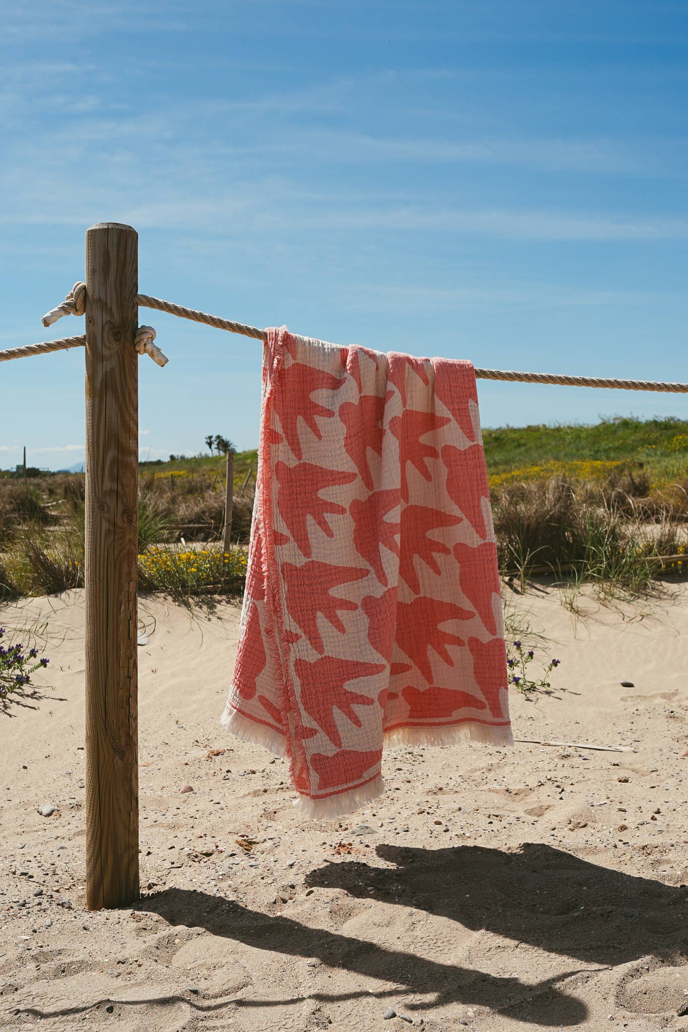 AGATHA PORTO - Vente Serviette de plage - Serviette d'été Andorinha2