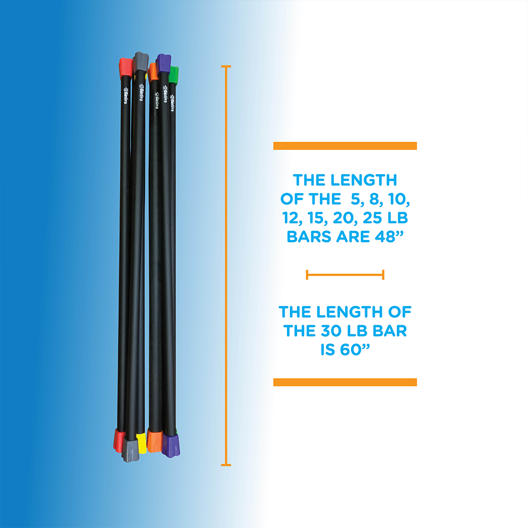 Bintiva – wholesale Fitness equipment – Bintiva Body Bar - Weighted Workout Bar17