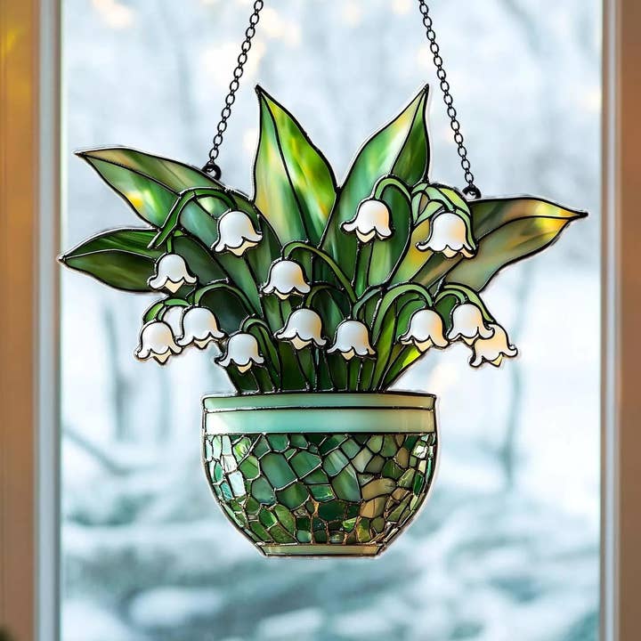 Lily of Valley Flower Vase Ornament, Lily Flower Decor for wholesale by TMLECOM LTD