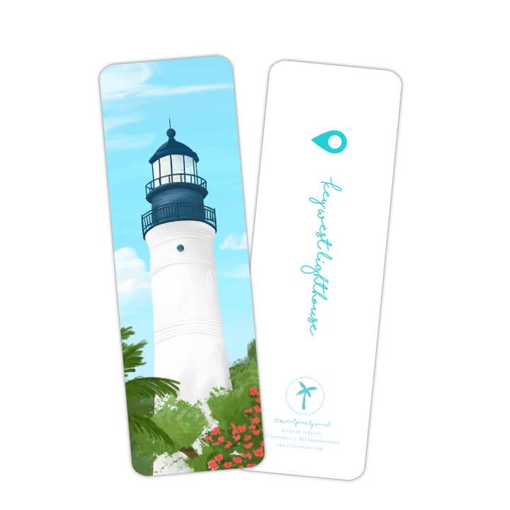 Key West Lighthouse Bookmark, Coastal Bookmark for wholesale by 25 Sweetpeas