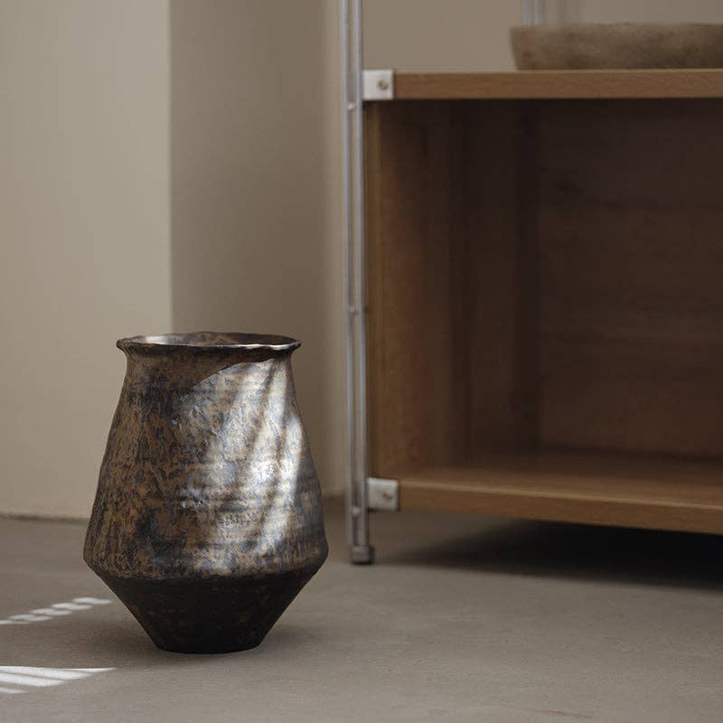 Gohobi （We cover U.S. import duties） - Wholesale Vase - Gohobi Japanese-style wabi sabi handmade large vase 0031