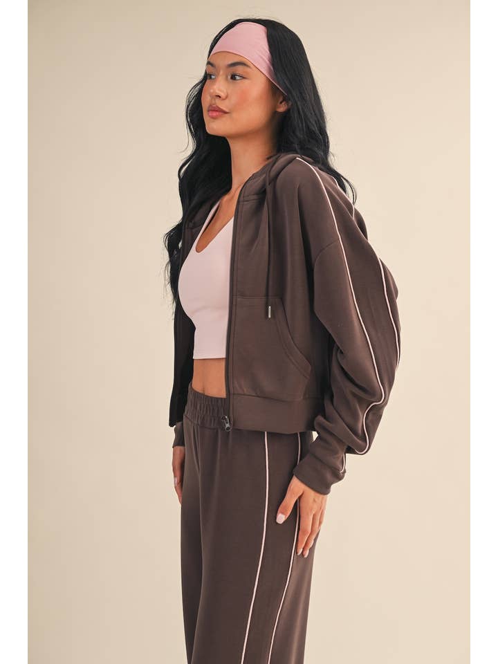 KIMBERLY C – Großhandel Sportjacke – Damen – Superweiche Air-Scuba-Kapuzenjacke mit Reißverschluss und Paspelierung28