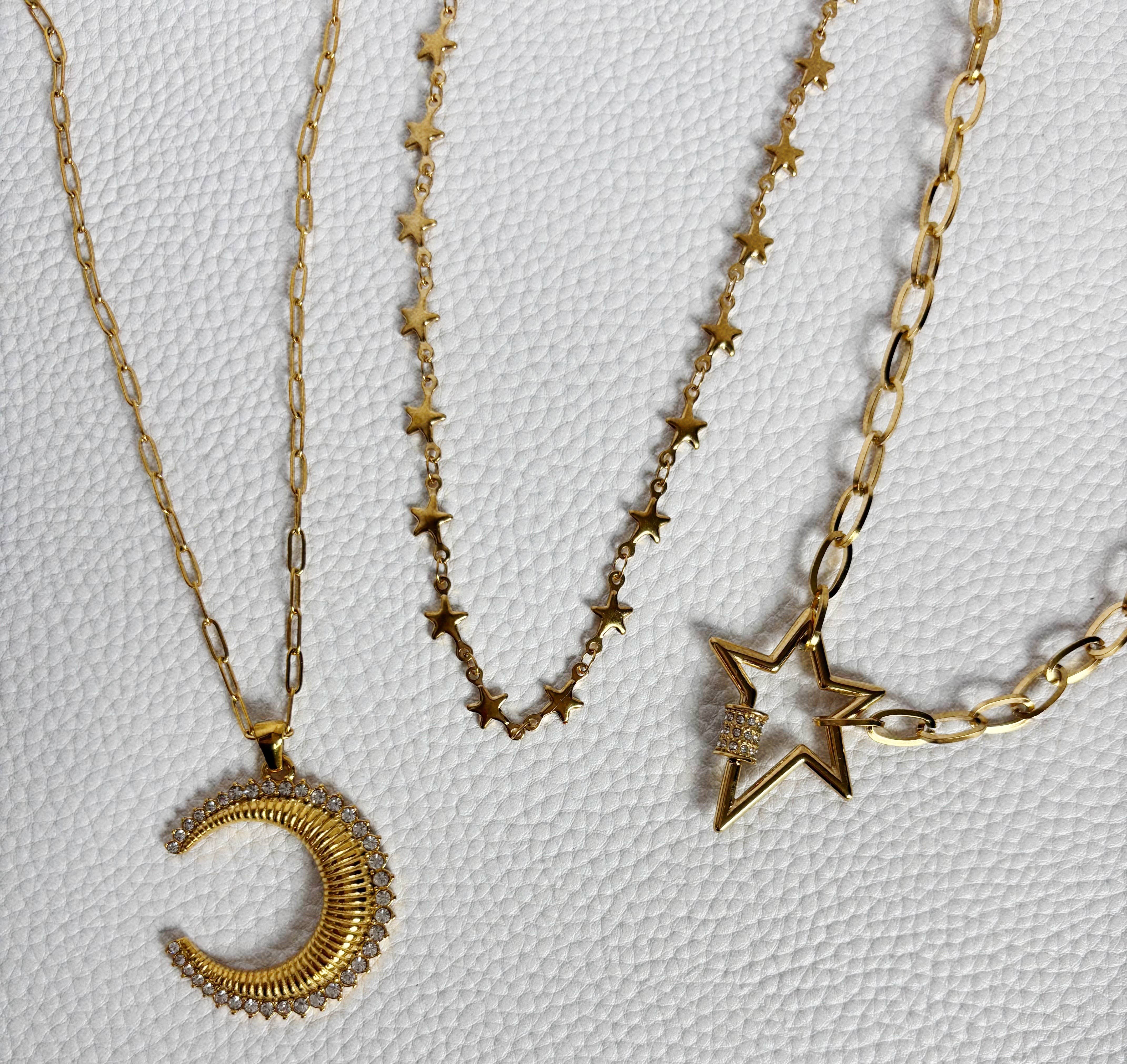 Kismet Showroom – wholesale Pendant/charm necklace – Star Dust Layering Chain3