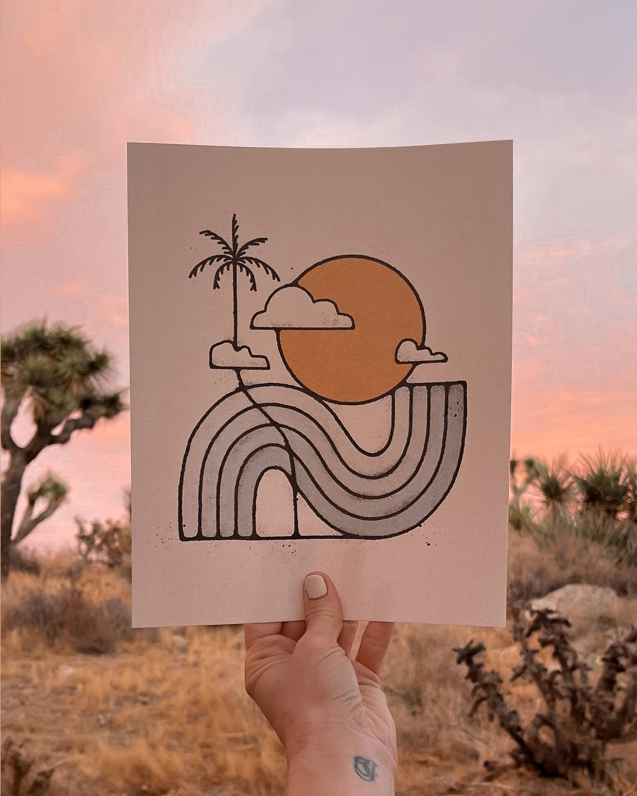 Amber Morgan - Wholesale Art Print - Ocean Days 8x10 Art Print 2