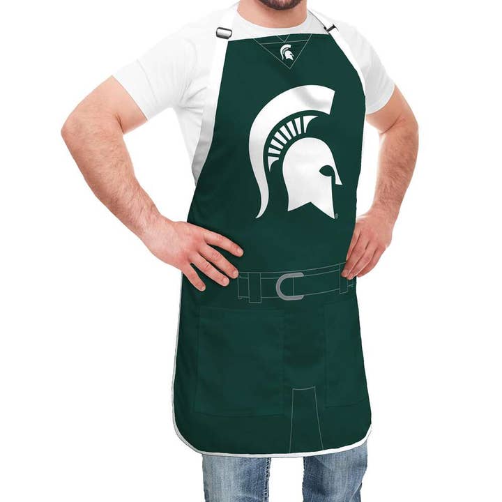 NCAA Jersey Apron - Michigan St for wholesale by Party Animal, Inc.