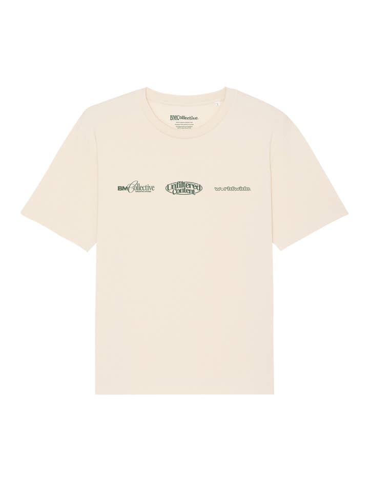 Collective Cream Tee for wholesale by BMCollective