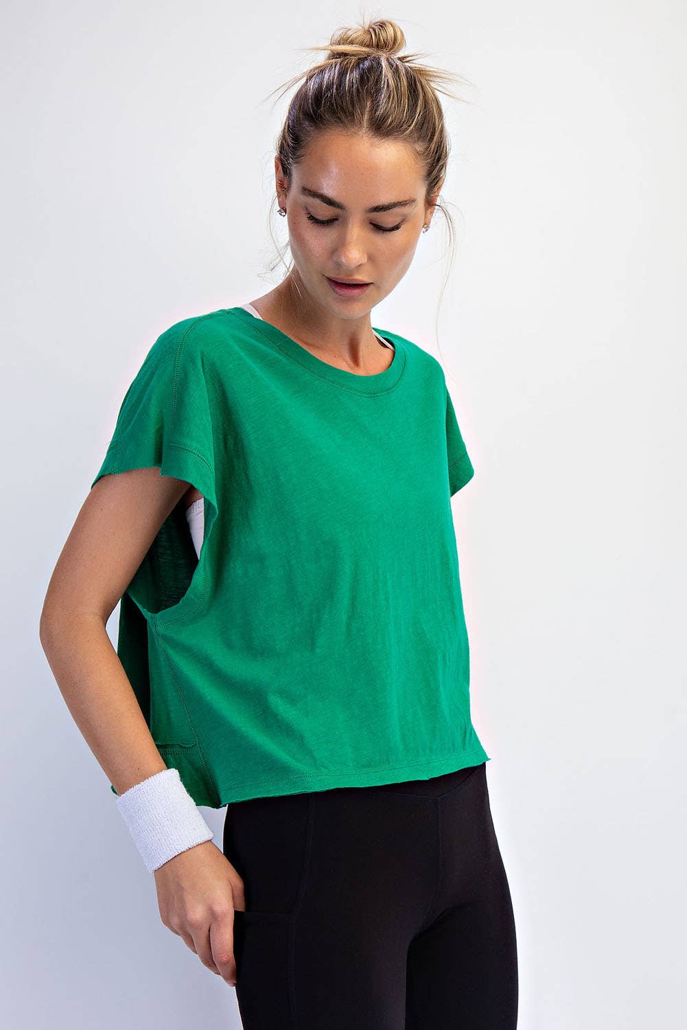 Rae Mode - Wholesale Shirt - Women's - COTTON SLUB OPEN BACK TOP35