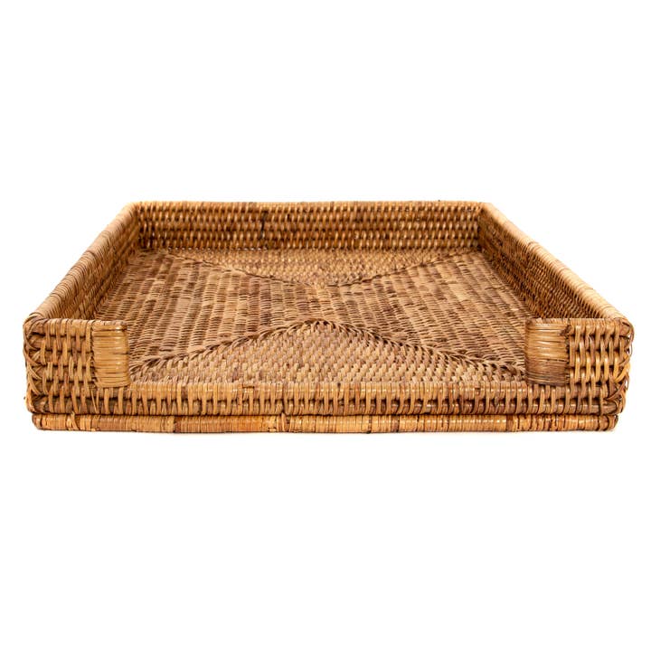 Artifacts Trading Company – wholesale Desk tray – Rattan Paper Tray: Office Organizer, Letter-Size File10