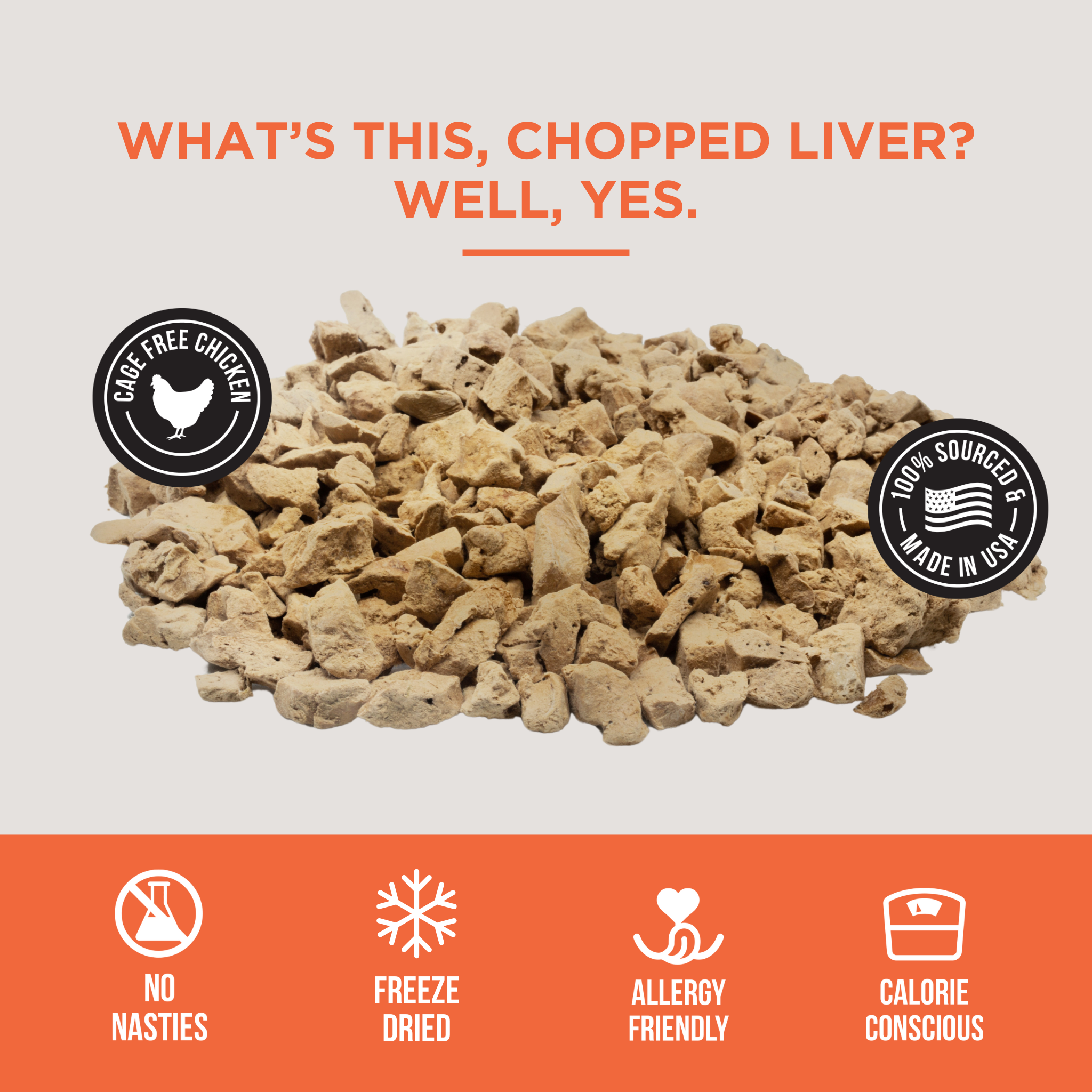 Natural Rapport - Vente Friandises – chien - Le seul foie de poulet lyophilisé dont les chiens ont besoin3