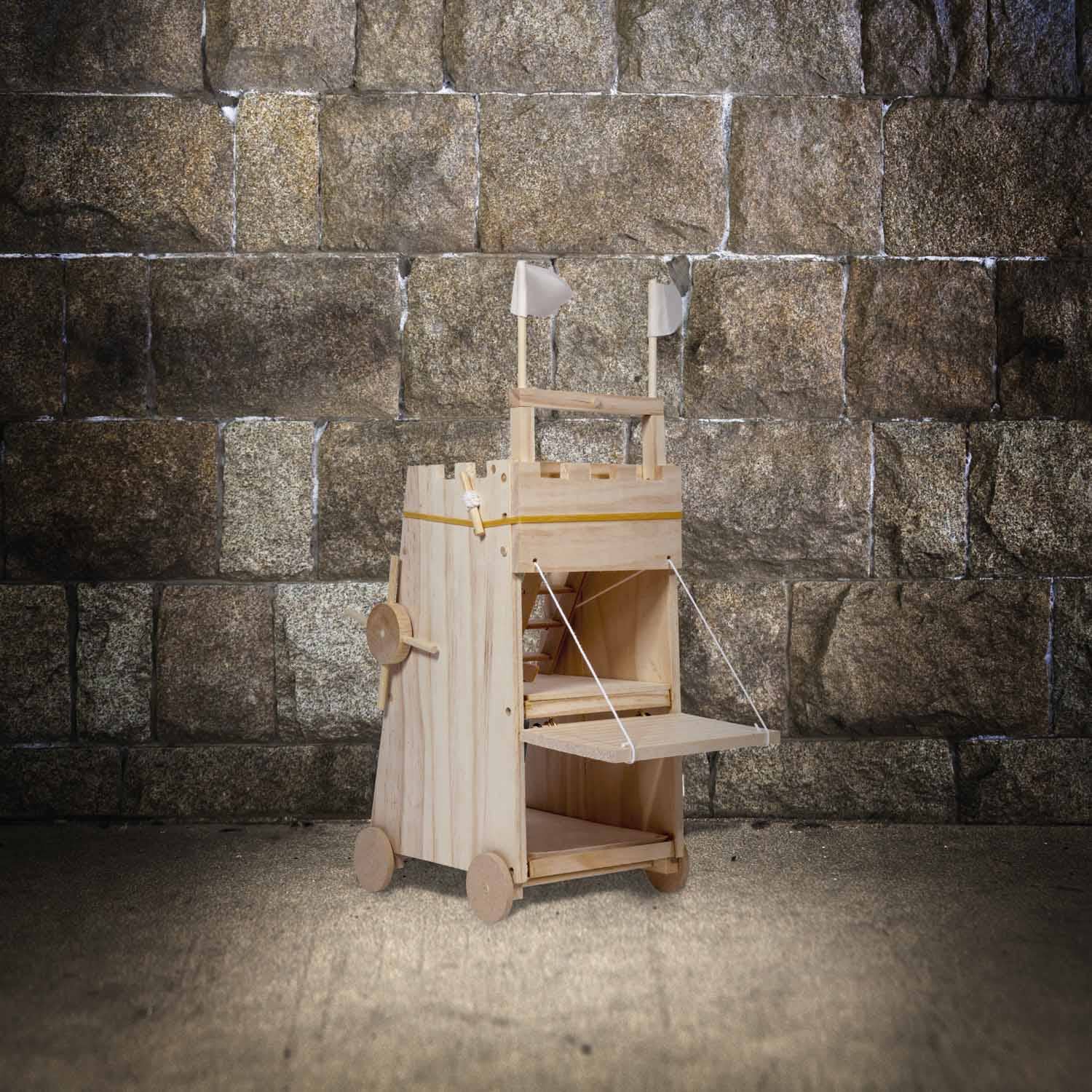 Mad Monkey GmbH - Wholesale Wood Toy - Kids - Siege tower - functional wooden model